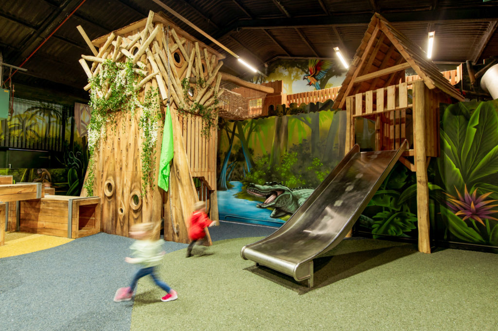 How we transformed a Farm Barn into a Jungle-themed Adventure Playground